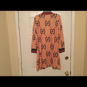 GG print cardigan sweater
